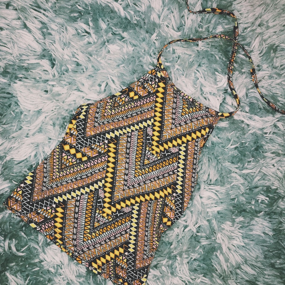 H&M Aztec Print Halter Top